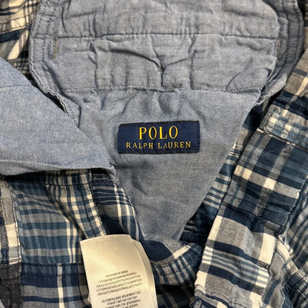 Polo Ralph Lauren Mens Blue Patchwork India Madras Classic Fit 9 Shorts 38